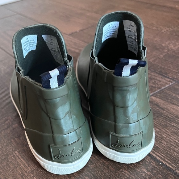 Joules green leopard rainwell short rain boot - size 9 - Picture 3 of 7